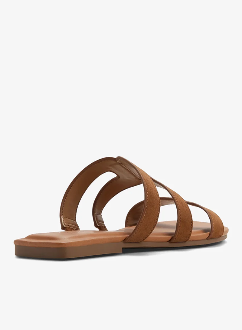 Call it Spring COGNAC Harleey Slip On Sandals for Women | Best Price UAE